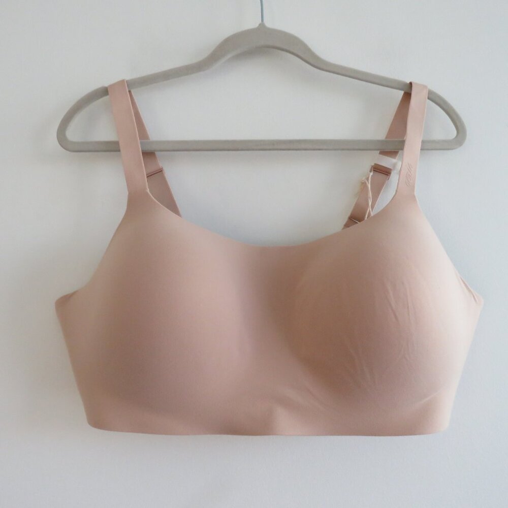 AERIE SMOOTHEZ Bra-ish Wireless Bralette Bra in Sand - Size XXL NWT - Picture 2 of 14